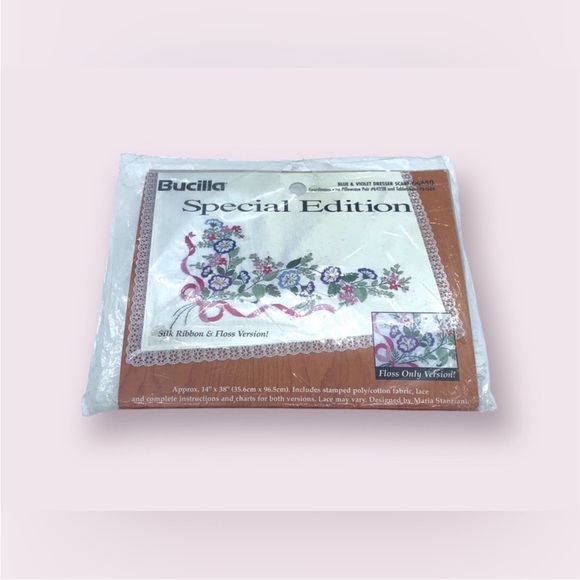 Bucilla Cross Stitch Embroidery Kit Retro NOS - Picture 2 of 7